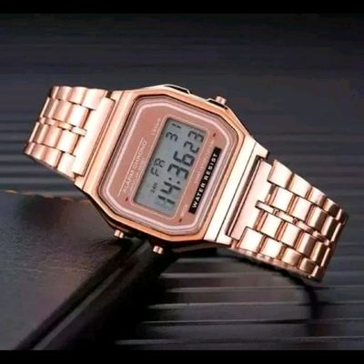 Casio a159 hot sale rose gold