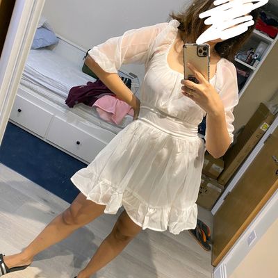 Korean White Dress | TikTok