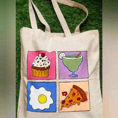 Save the ocean -Hand-painted Tote bag – ARTSTORY