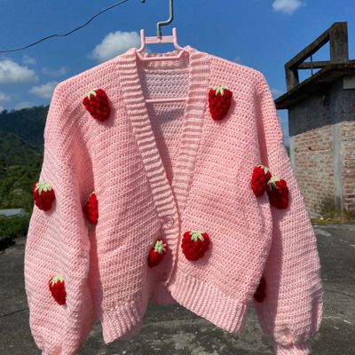 Buy Crochet Strawberry Top Online in India 