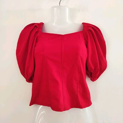 Buy Red Tops for Women by Ruhaan'S Online