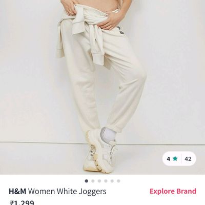 Jeans & Trousers, Original Brand H&M Women Joggers Size L .with Tag