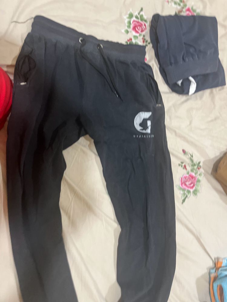 Sale Adult 2 Track Pants Black And Blue For Adults