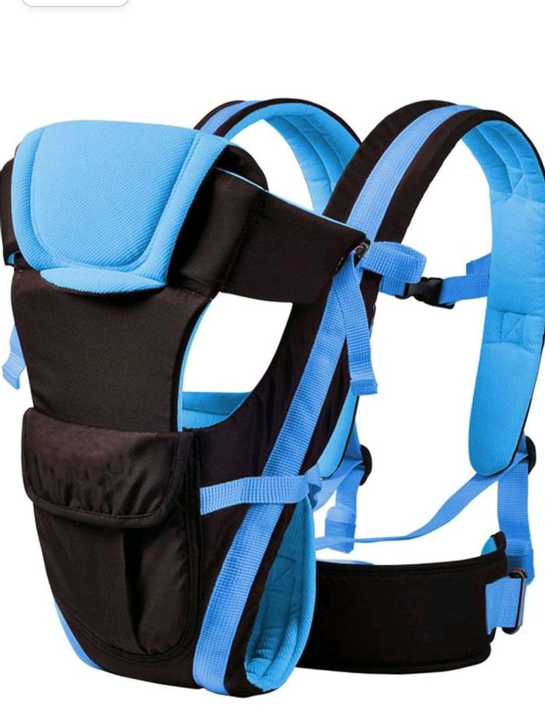 Chinmay Kids Baby Carrier Black & Sky Blue