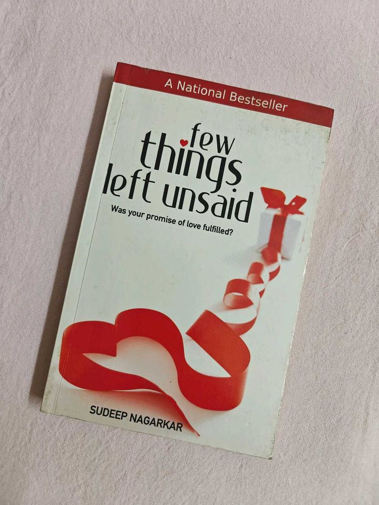 Few Things Left Unsaid Book