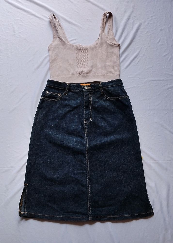 Denim Skirt