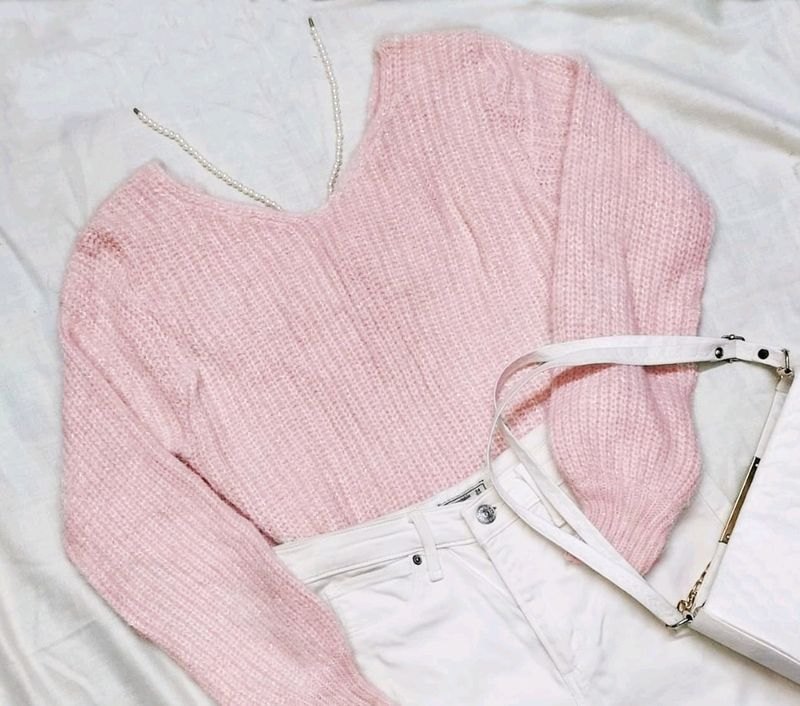 Cute Tie-up Sweater🩷