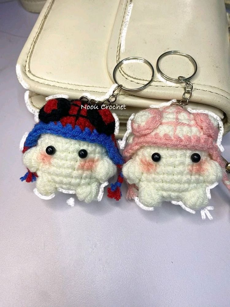 Cute Crochet Keychain!!