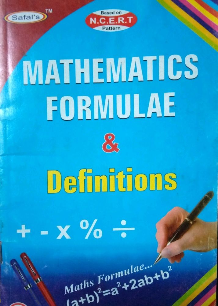 Ncert Based Maths Formulla Book