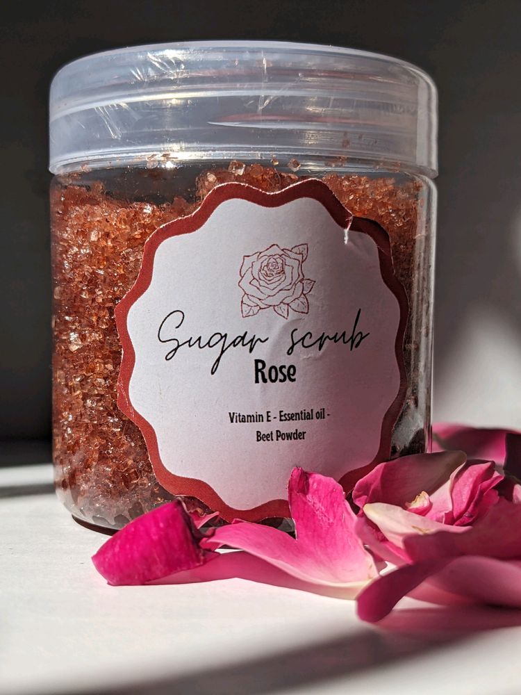 Rose Sandalwood Sugar Body Scrub