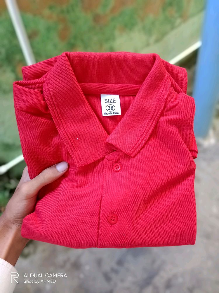 New(38) Polo Shirt For Men - Red