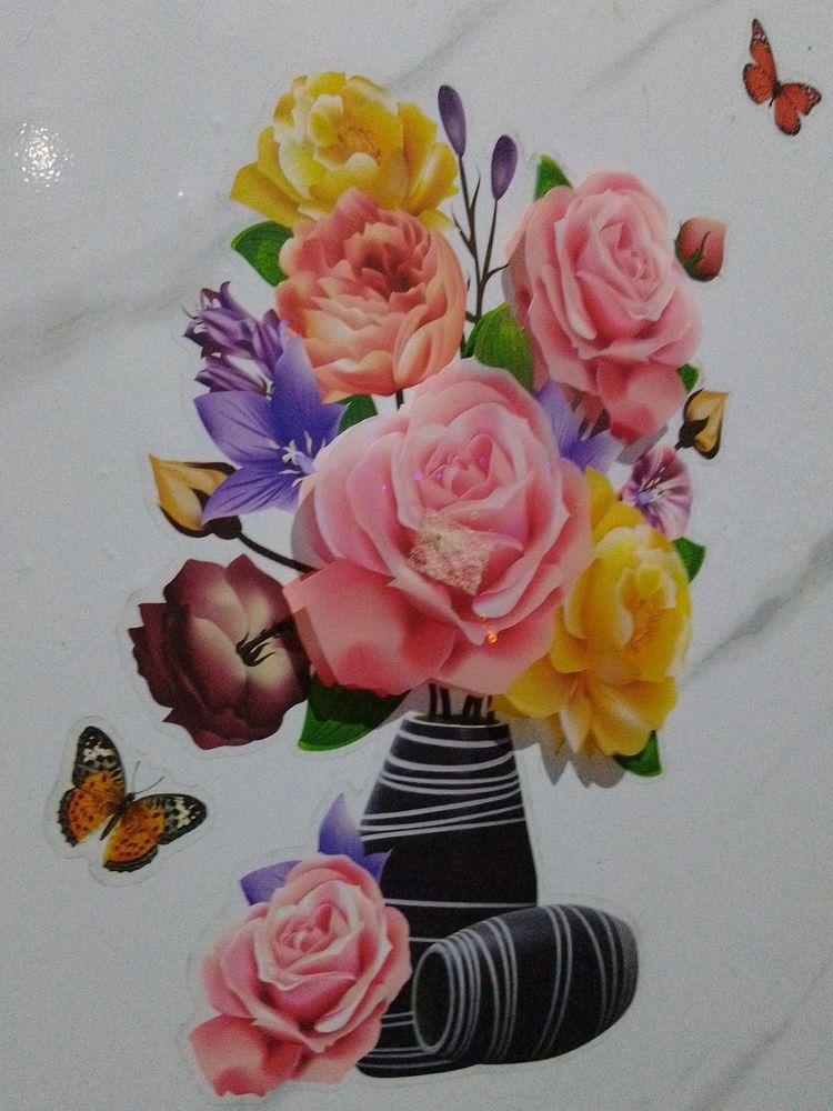 Flower Sticker