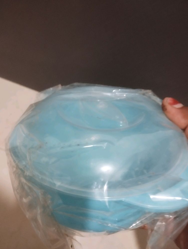 Air tight Blue Color Microwave Save Bowl