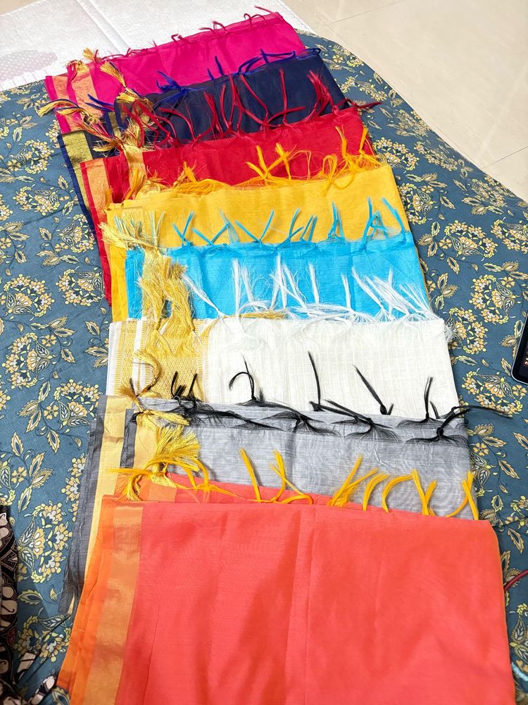 8 Multicolor Dupattas