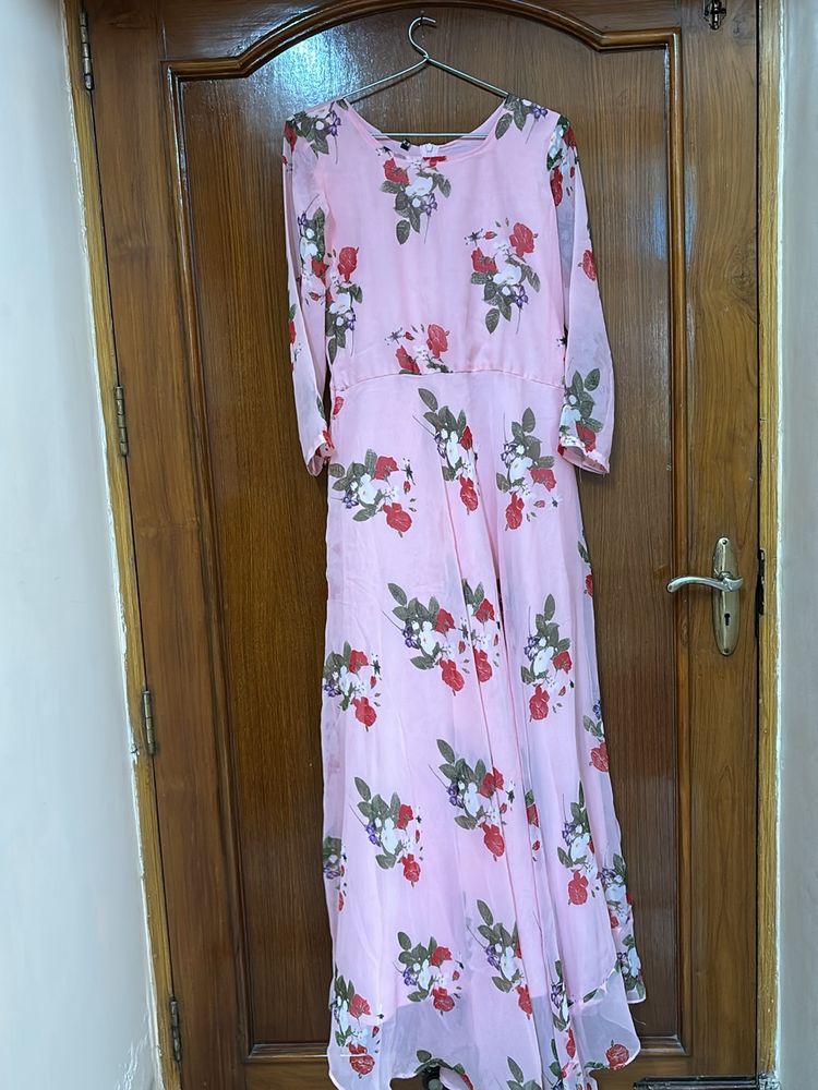 Floral Pink Gown