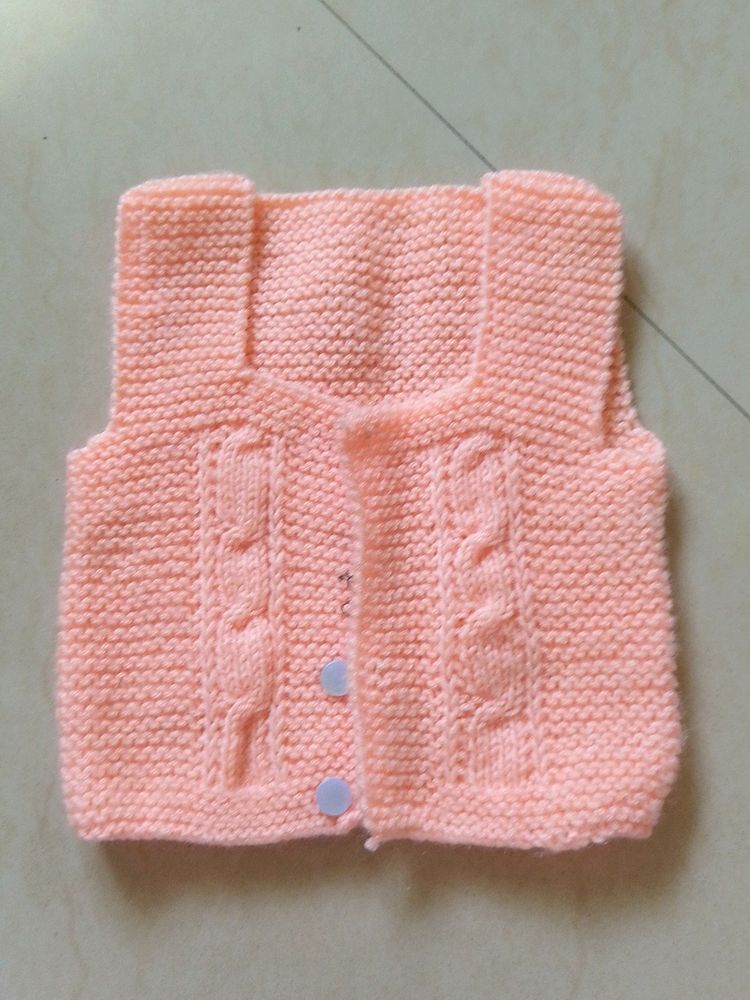 New Born Baby Crochet Jacket