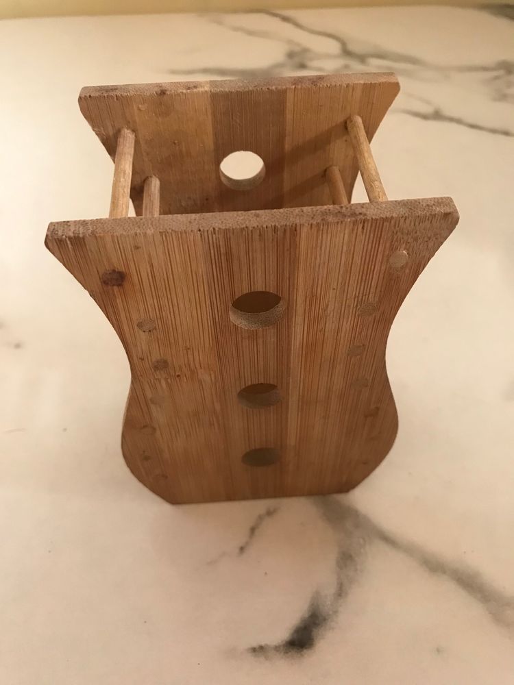 Wooden Stand For Pen And Knife Spoon