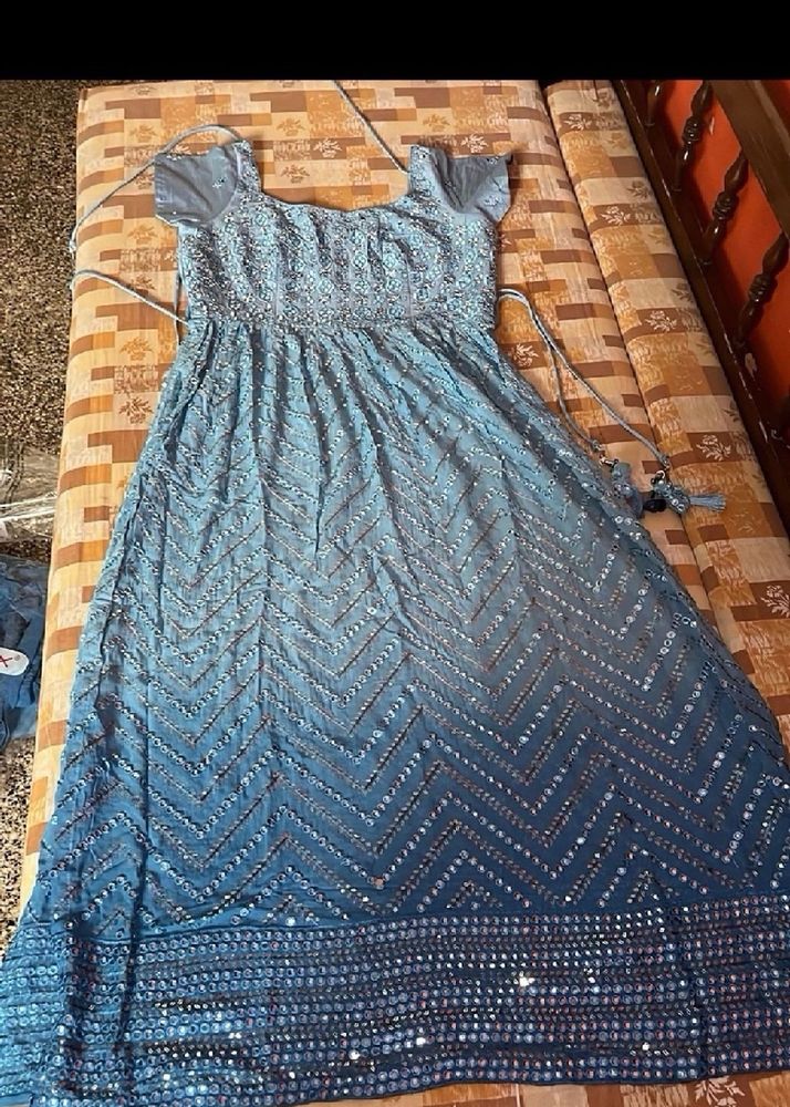 Brand New Net Dress With Too Much Work