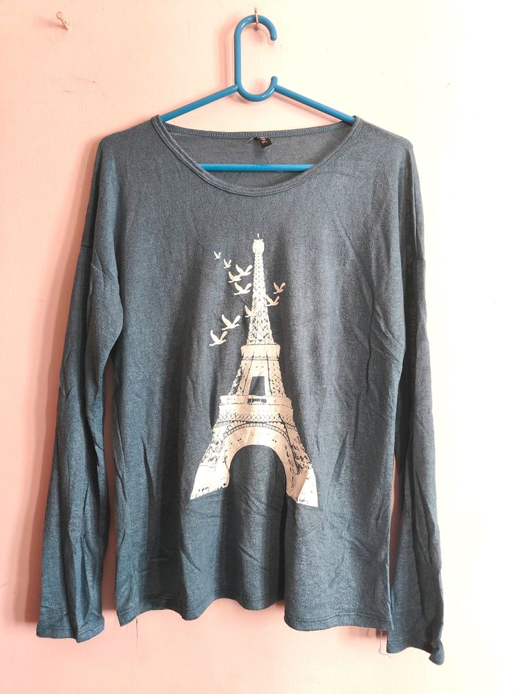 Blue Paris Tshirt