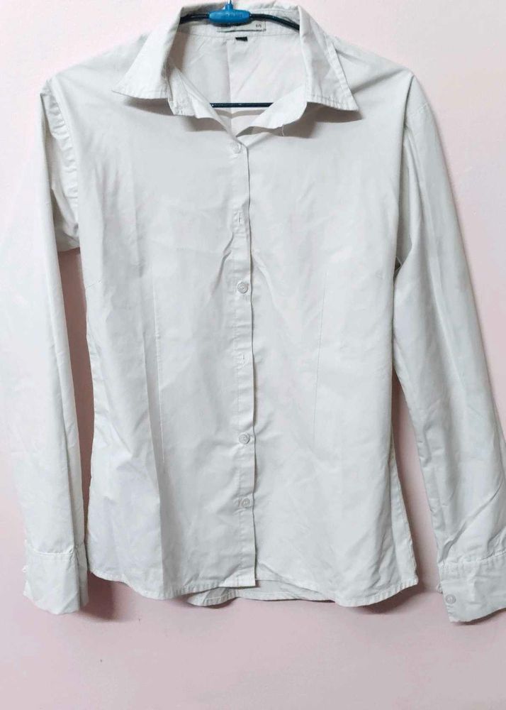 Women Formal White Shirt