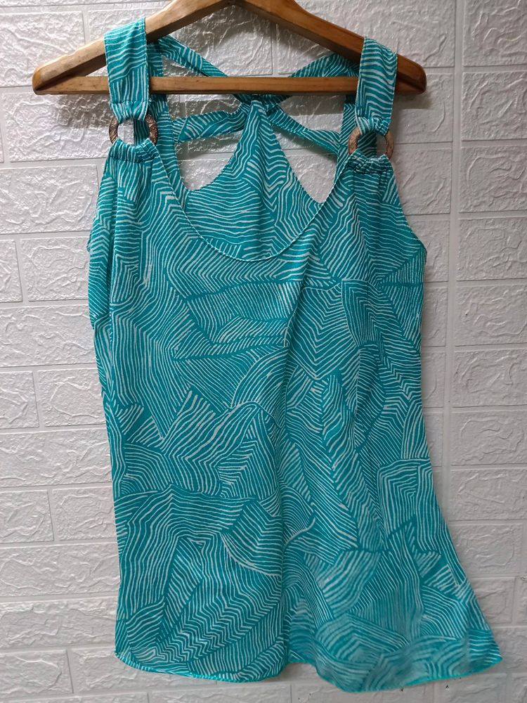 Sea Green & Beach Wear Top for Medium to Large Siz