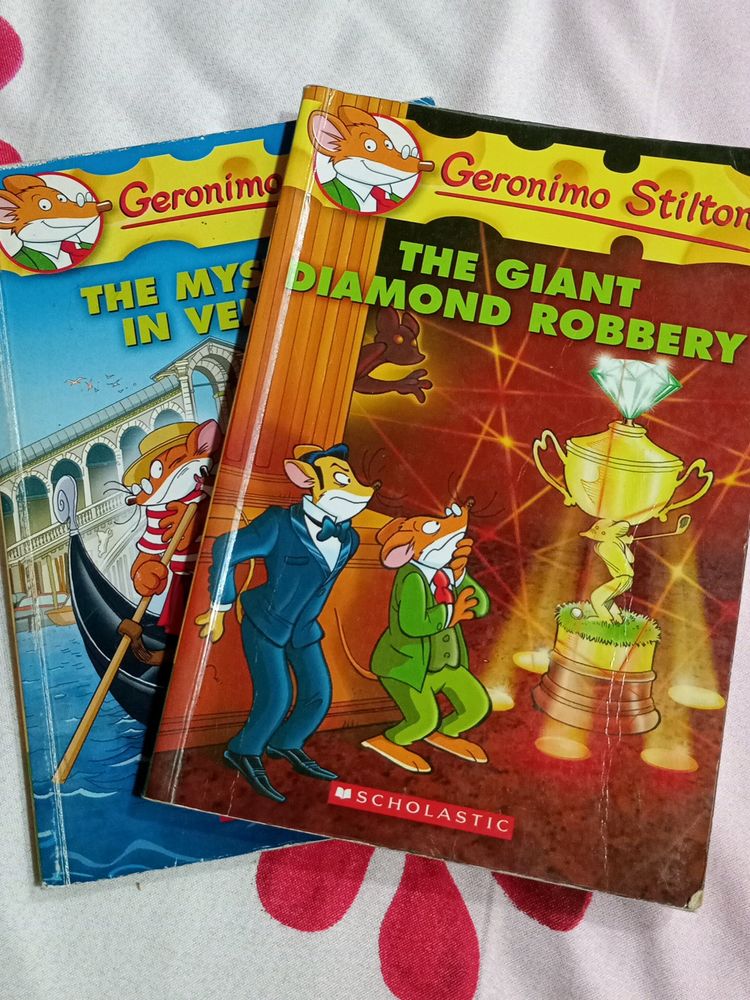 Geronimo Stilton Books Set Of 2 For Children