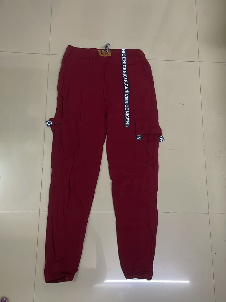 Maroon joggers