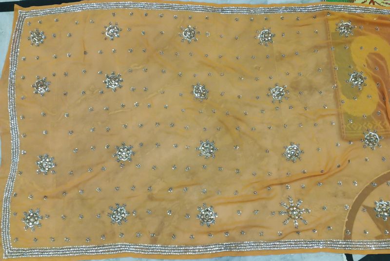 Fully Stone Work Saree