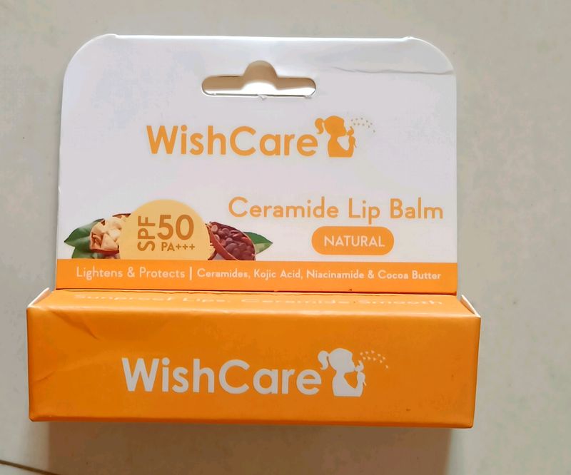 Wishcare Ceramide Lip Balm Spf 50+++ .