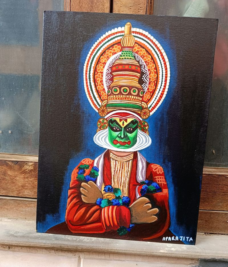 Kathakali Canvas Artwork/ Painting