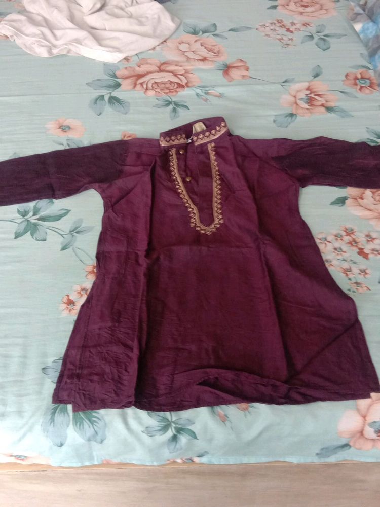 mustard colour kurta