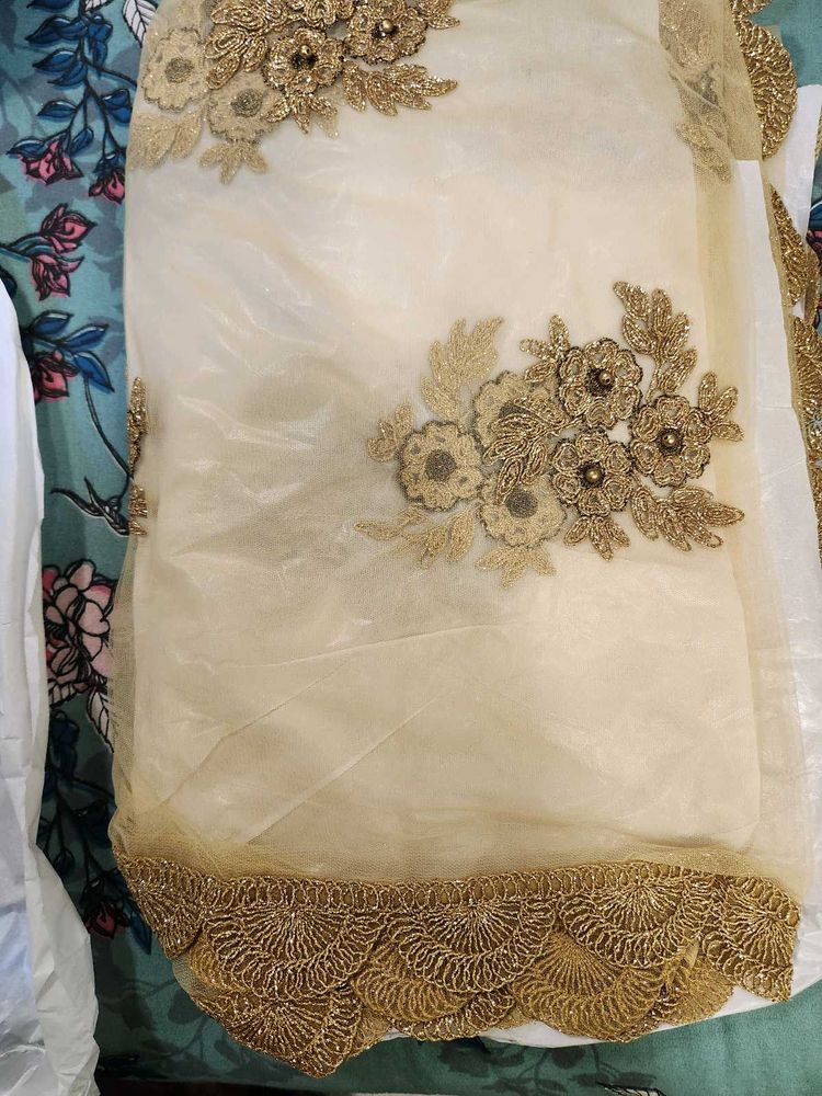 Beautiful Golden Dupatta!!