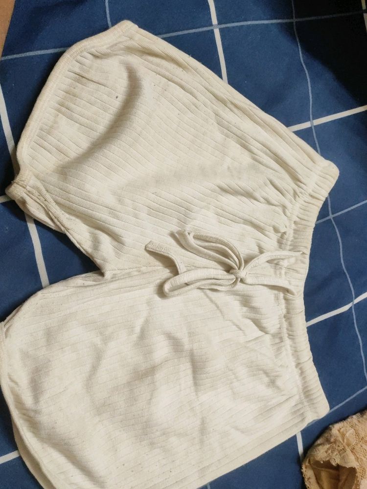 Women's White Short