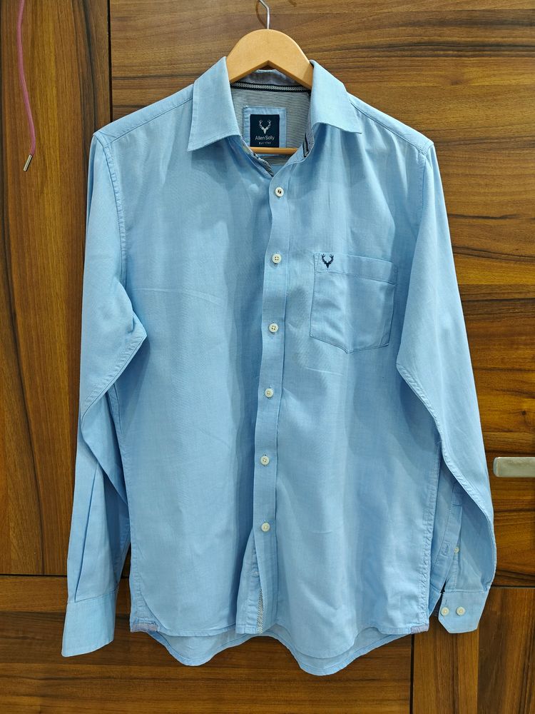 Allen Solly Sky Blue Formal Shirt