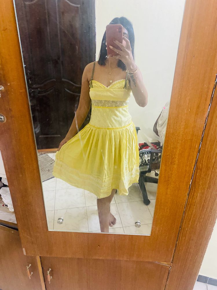 Summery Yellow Dress