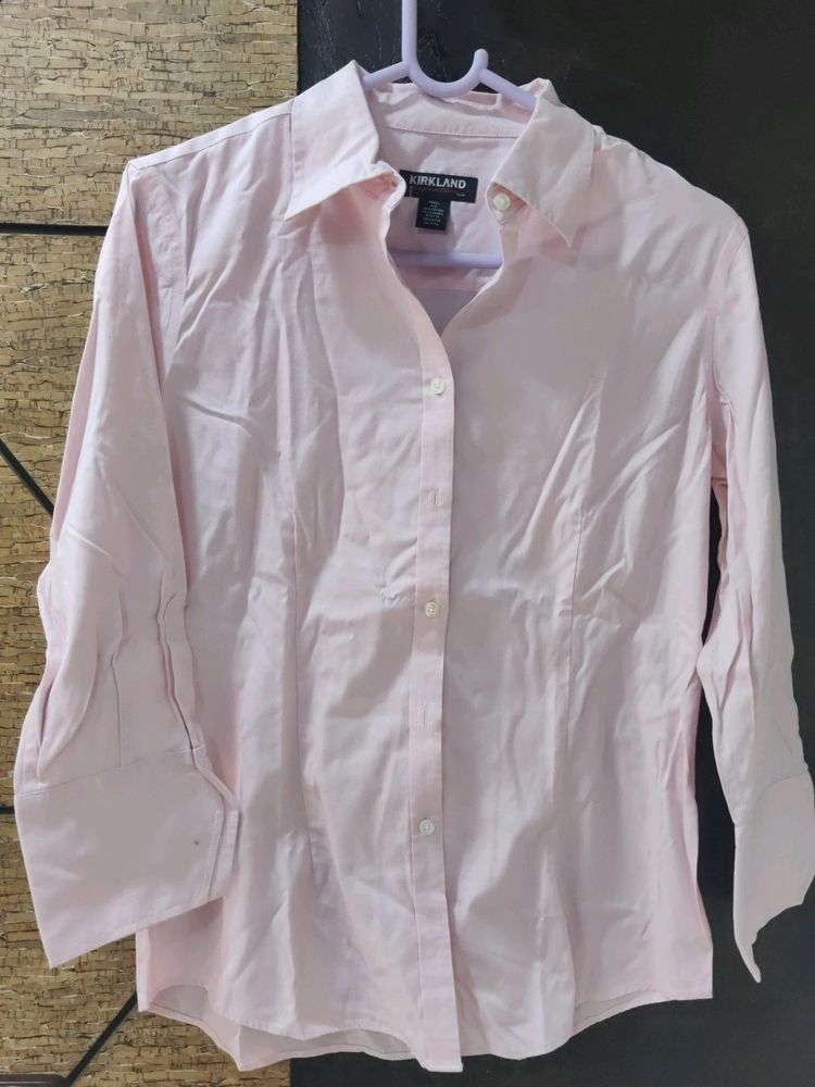 This Is Pink Colour Formal Shirt