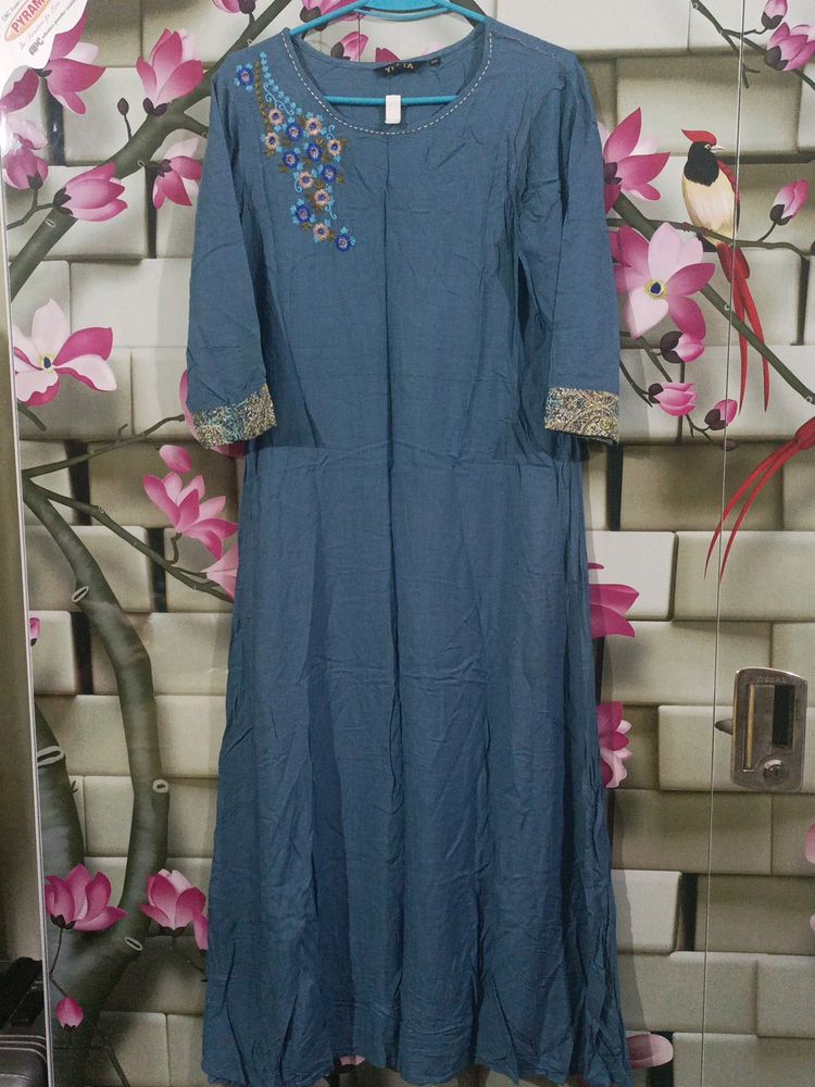 Long Grey Kurti