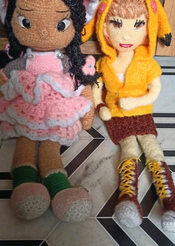 Handmade Crochet Woolen Dolls