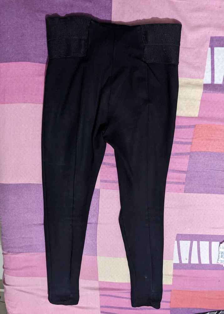 ZARA - High Waist Black Trouser