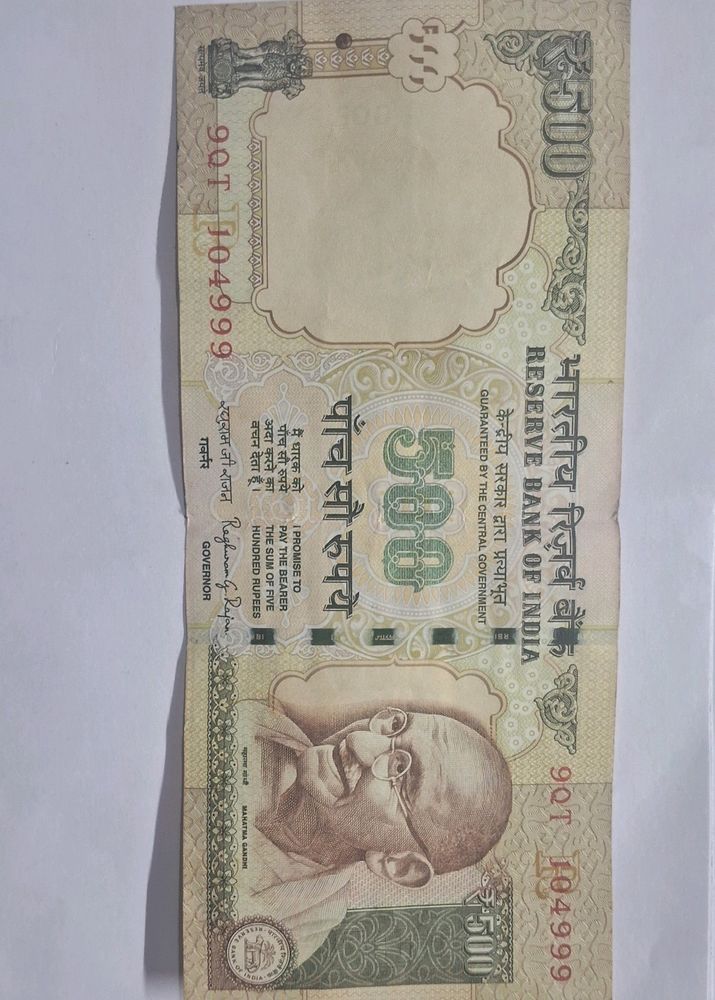 Old 500 Note