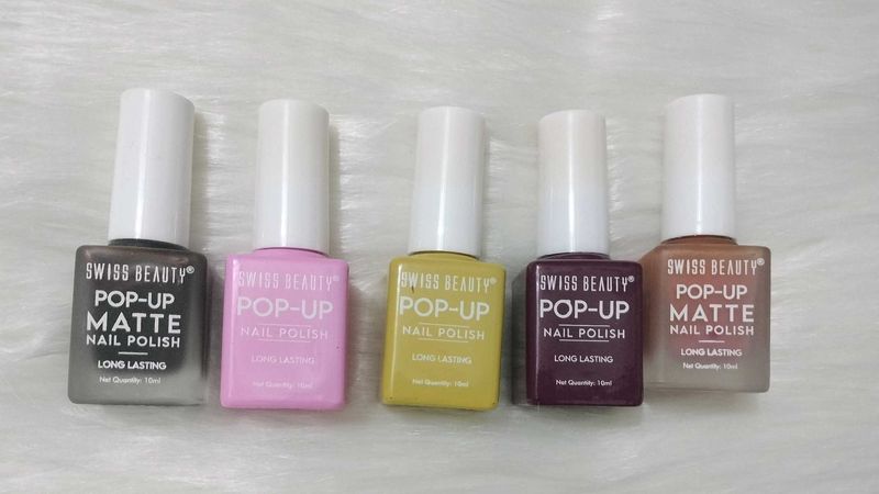 5 Pcs Swiss Beauty Nail Polish