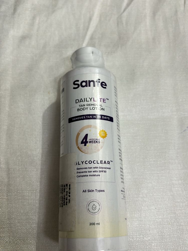 Sanfe Dailylite Tan Removal Body Lotion