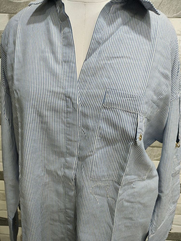 Blue Zara Shirt