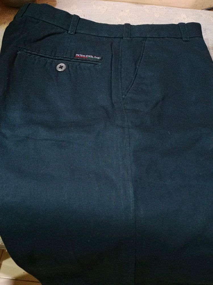 Navy Blue Stitched Pant