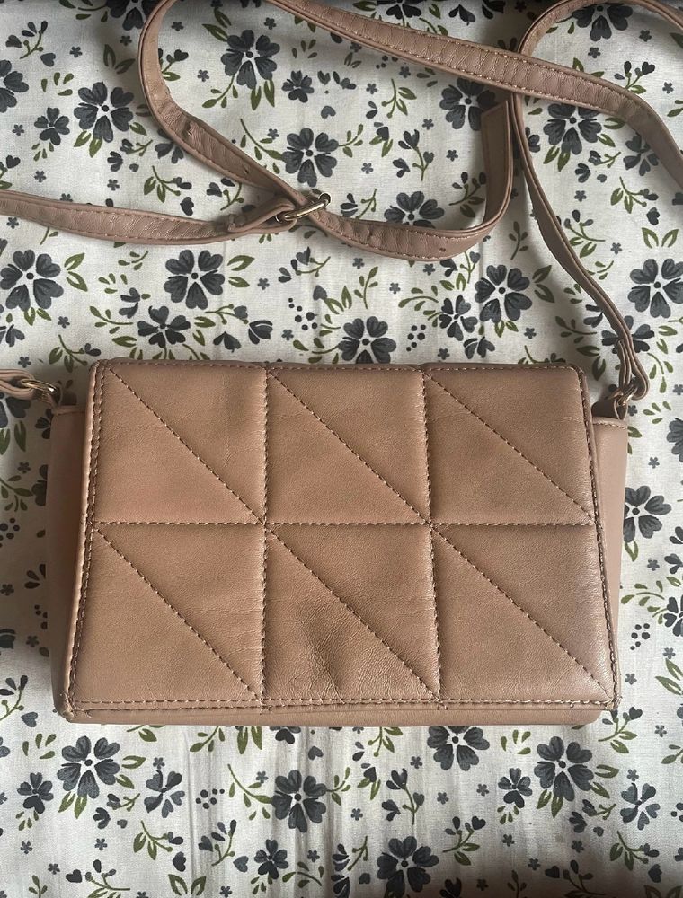 Beige Sling Bag