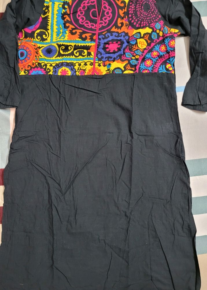 Black Color KURTI IN VERY GOOD CONDITION