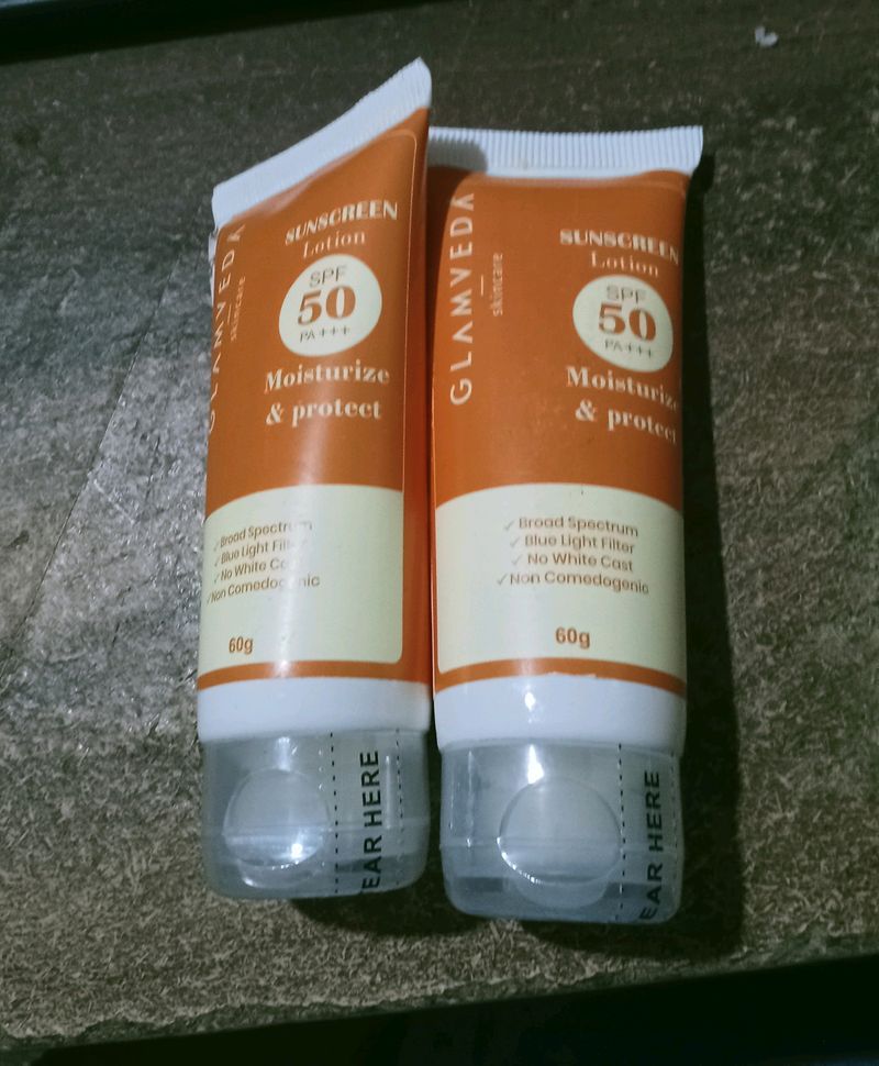 2 Sunscreen 🧴 From Glamveda