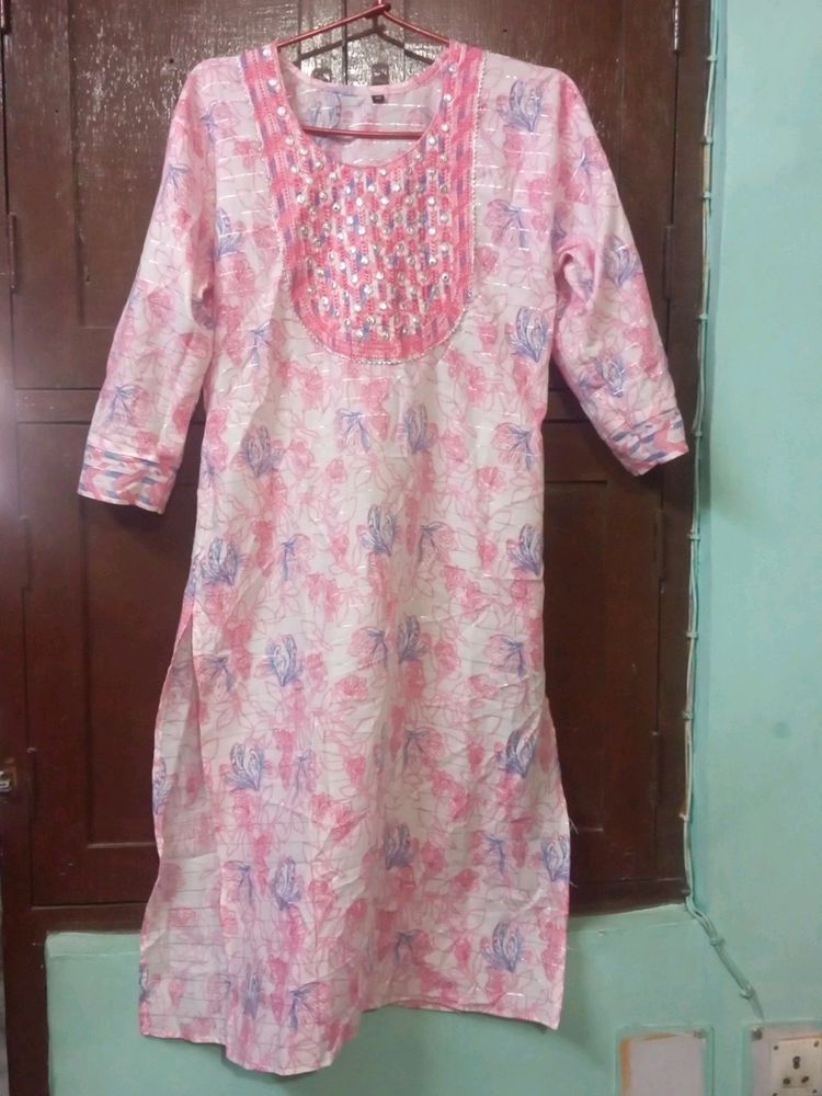 Pink Kurta Set