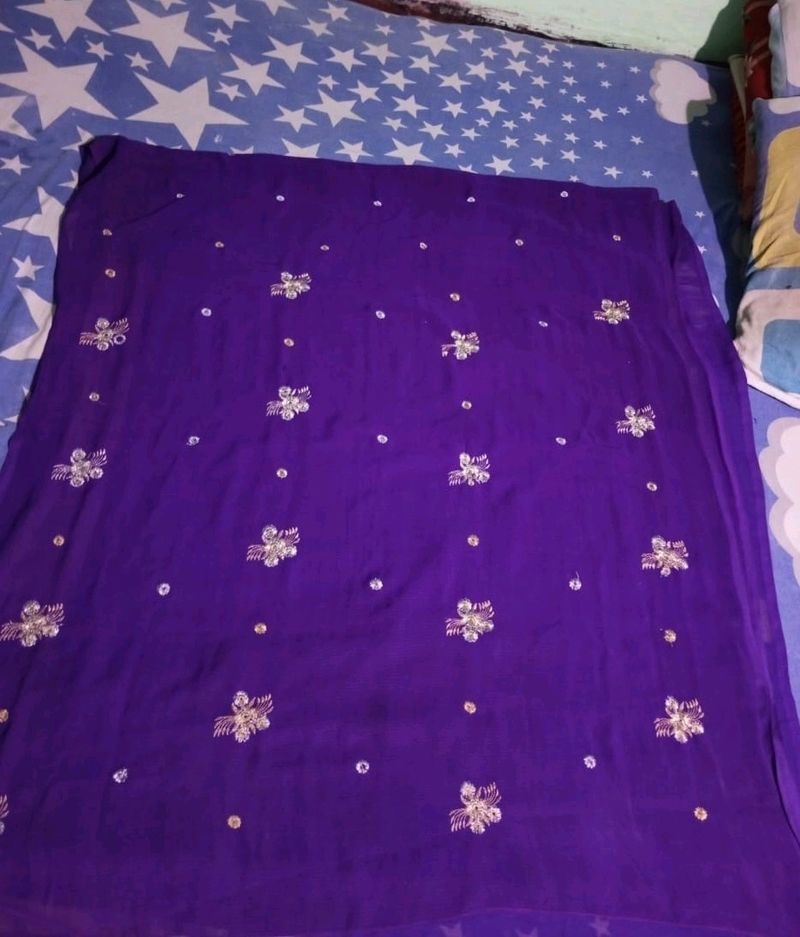 Georgette Kadhai Saree