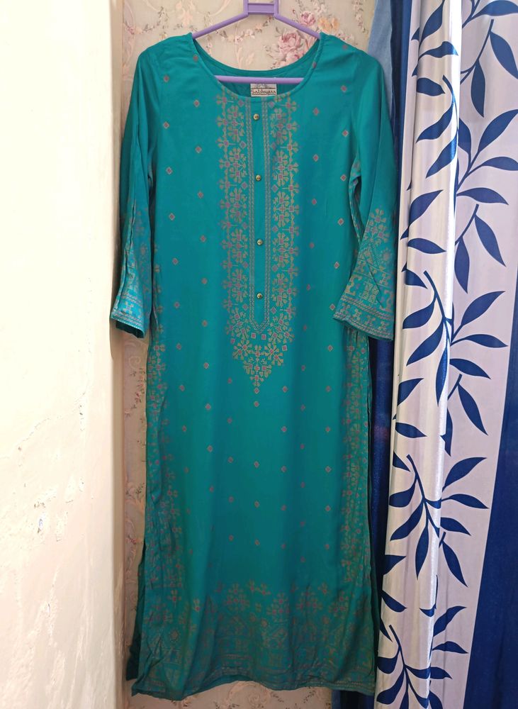 Green Kurta For Women